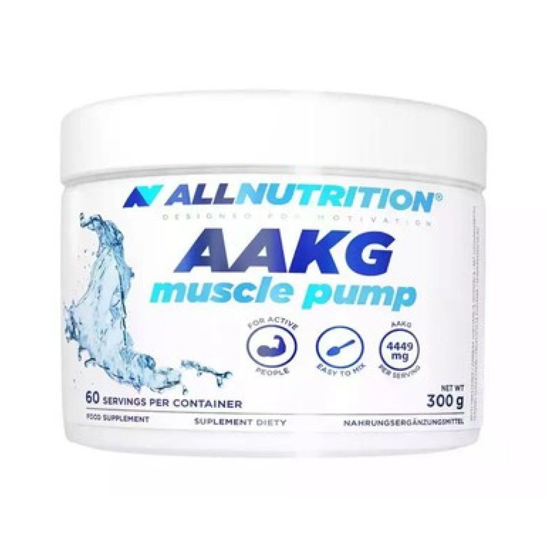 ALLNUTRITION AAKG MUSCLE PUMP NATURAL - 300 GRAMS