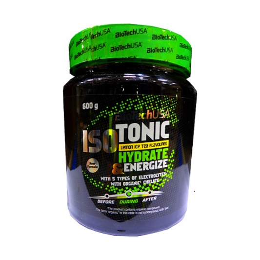 BIOTECHUSA ISOTONIC LEMON ICE TEA - 600 GRAMS