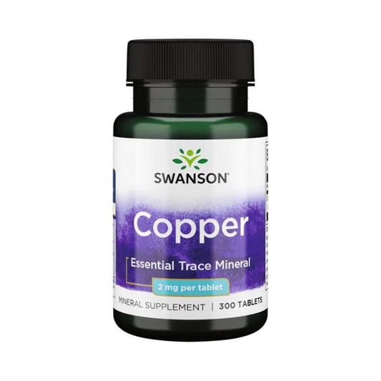 SWANSON COPPER 2MG - 300 TABLETS