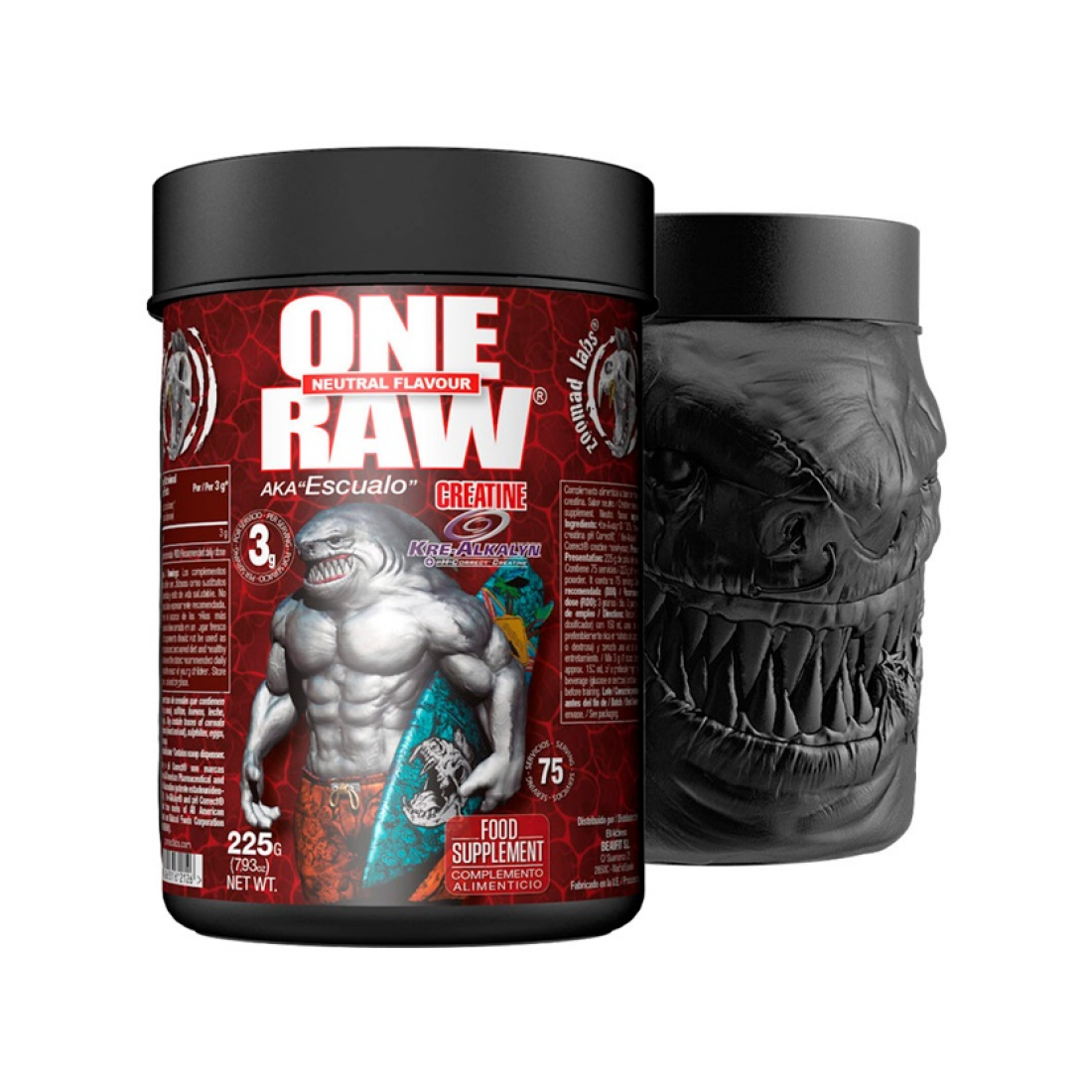 ZOOMAD LABS ONE RAW CREATINE KRE-ALKALYN NEUTRAL - 225 GRAMS