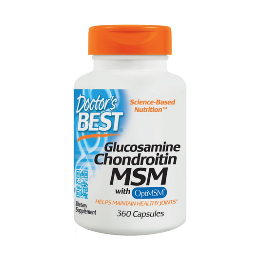 DOCTOR'S BEST GLUCOSAMINE CHONDROITIN MSM WITH OPTIMSM - 360 CAPS