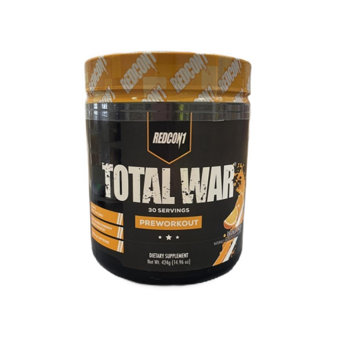 REDCON1 TOTAL WAR - PREWORKOUT ORANGE CRUSH - 424 GRAMS