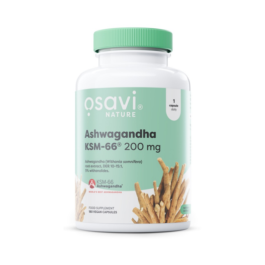 OSAVI ASHWAGANDHA KSM-66 200MG - 180 VEGAN CAPS