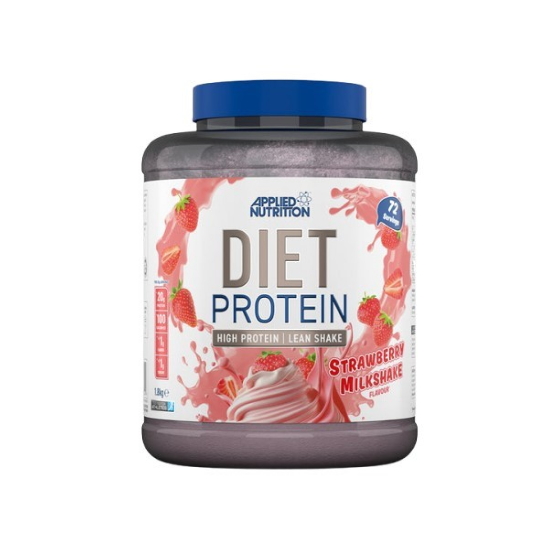 APPLIED NUTRITION DIET WHEY STRAWBERRY MILKSHAKE (EAN 5056555205549) - 1800 GRAMS