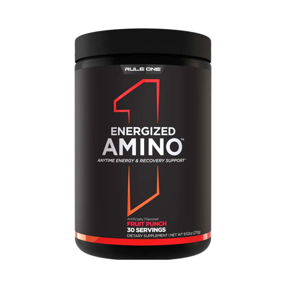 RULE ONE ENERGIZED AMINO FRUIT PUNCH - 270 GRAMS