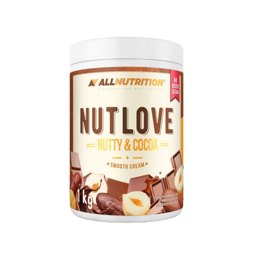ALLNUTRITION NUTLOVE NUTTY & COCOA SMOOTH CREAM - 1000 GRAMS