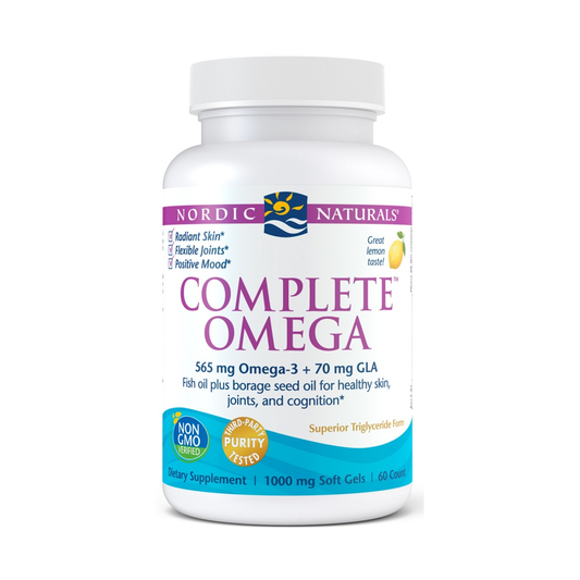 NORDIC NATURALS COMPLETE OMEGA 565MG LEMON - 60 SOFTGELS