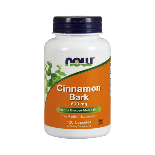 NOW FOODS CINNAMON BARK 600MG - 120 CAPS