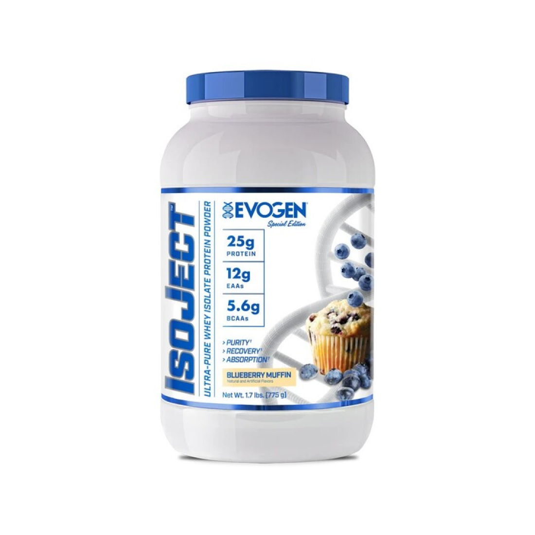 EVOGEN ISOJECT BLUEBERRY MUFFIN - 775 GRAMS