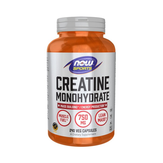 NOW FOODS CREATINE MONOHYDRATE 750MG - 240 VCAPS