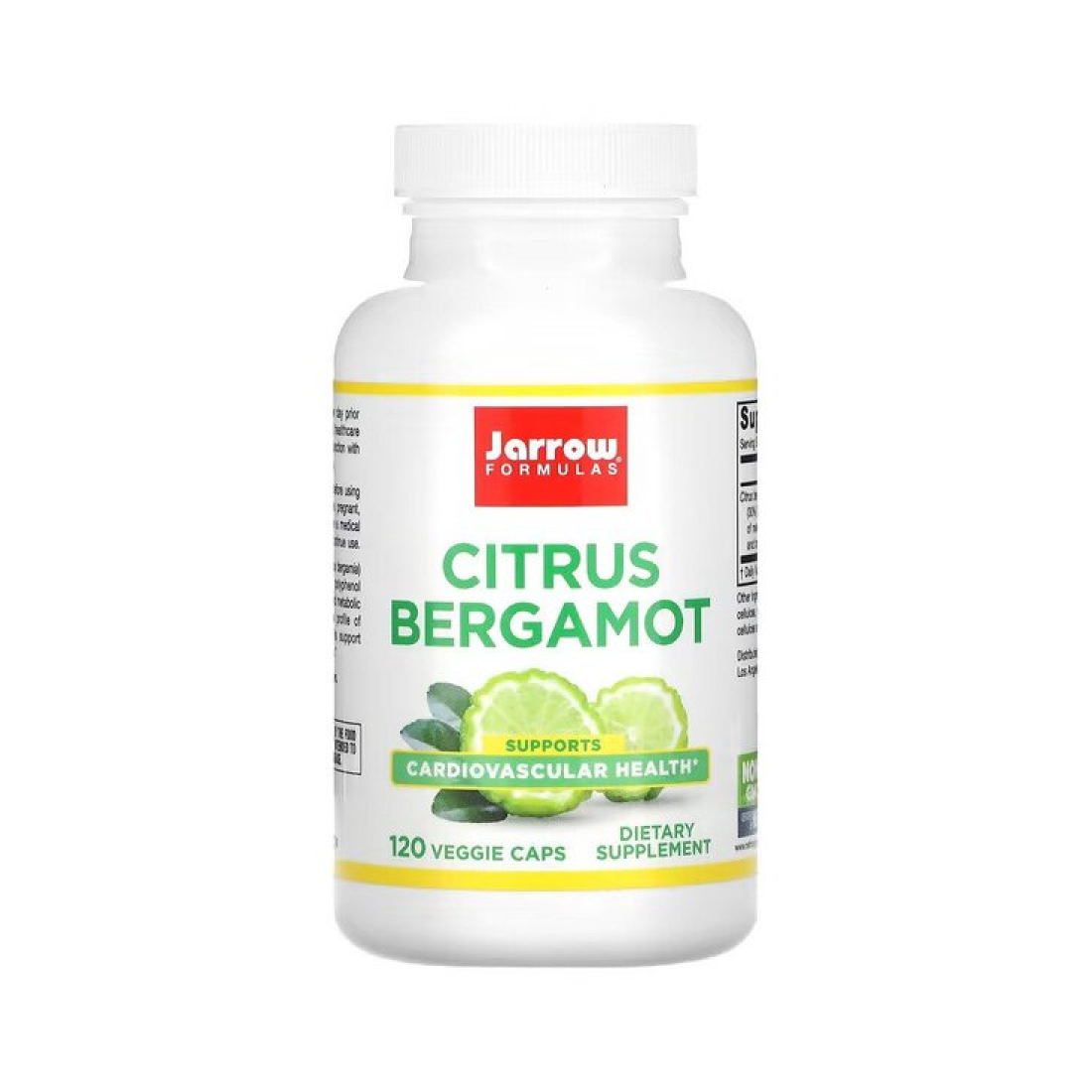 JARROW FORMULAS CITRUS BERGAMOT - 120 VCAPS