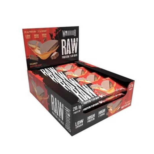 WARRIOR RAW PROTEIN FLAPJACK PEANUT BUTTER CUP - 12 BARS