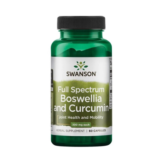 SWANSON FULL SPECTRUM BOSWELLIA AND CURCUMIN 300MG - 60 CAPS