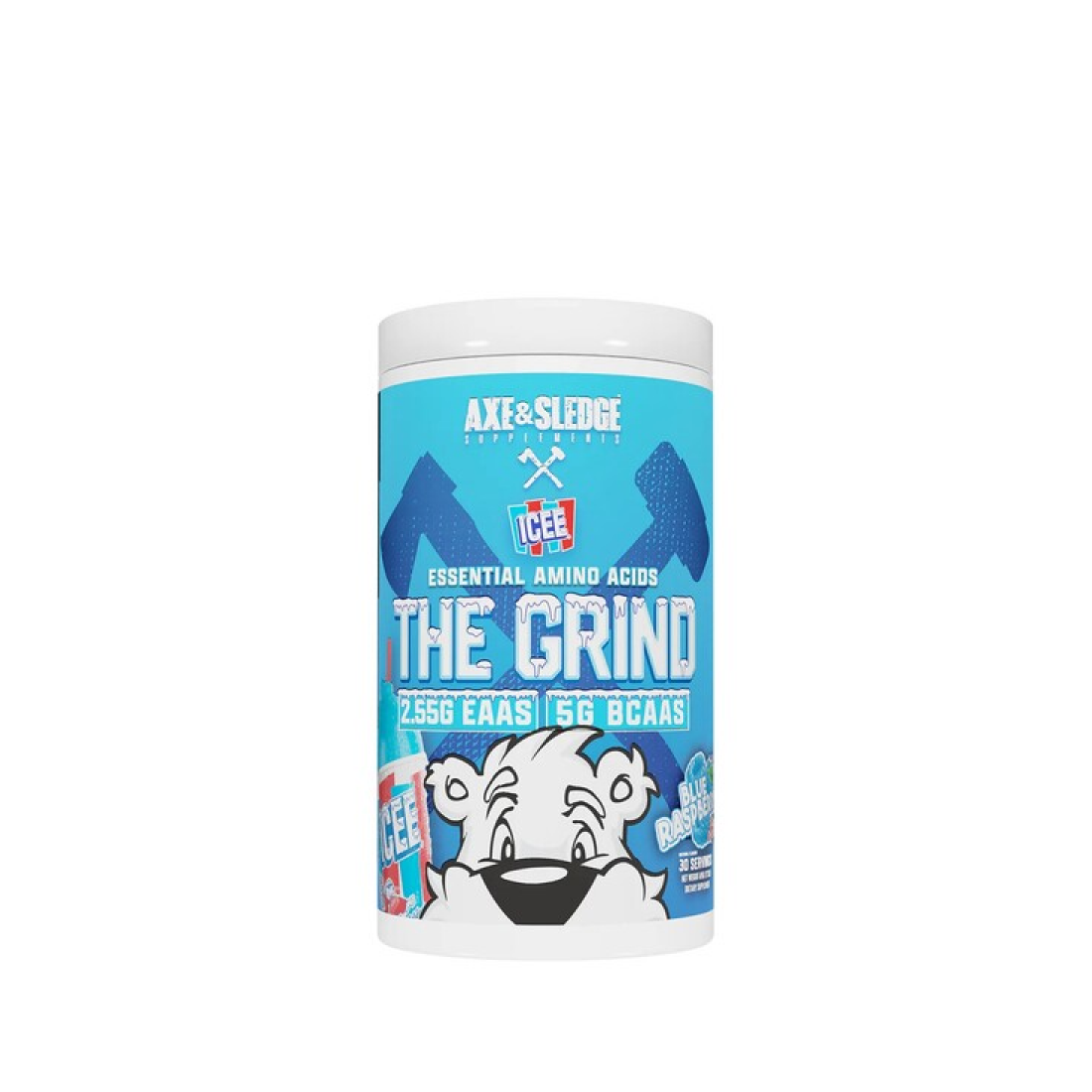 AXE & SLEDGE THE GRIND ICEE BLUE RASPBERRY - 495 GRAMS