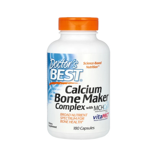 DOCTOR'S BEST CALCIUM BONE MAKER COMPLEX WITH MCHCAL - 180 CAPS