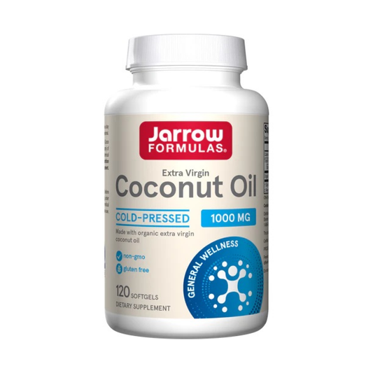 JARROW FORMULAS COCONUT OIL EXTRA VIRGIN 1000MG - 120 SOFTGELS