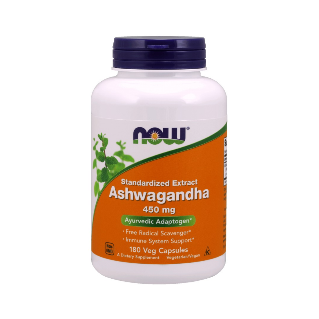 NOW FOODS ASHWAGANDHA EXTRACT 450MG - 180 VCAPS