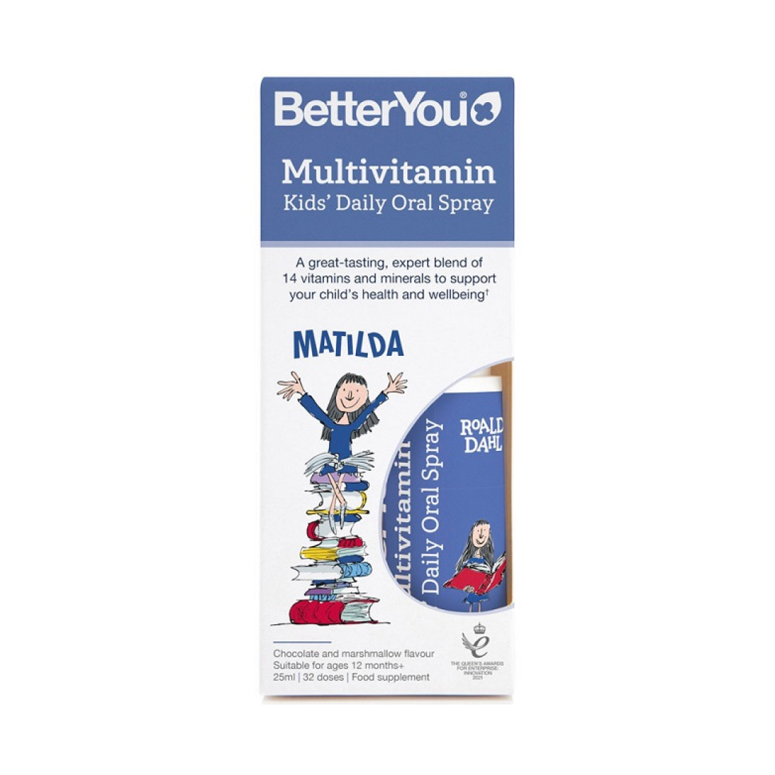 BETTERYOU MULTIVITAMIN KIDS' DAILY ORAL SPRAY CHOCOLATE AND MARSHMALLOW - 25 ML