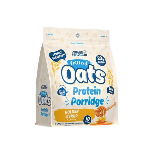 APPLIED NUTRITION CRITICAL OATS PROTEIN PORRIDGE GOLDEN SYRUP - 600 GRAMS