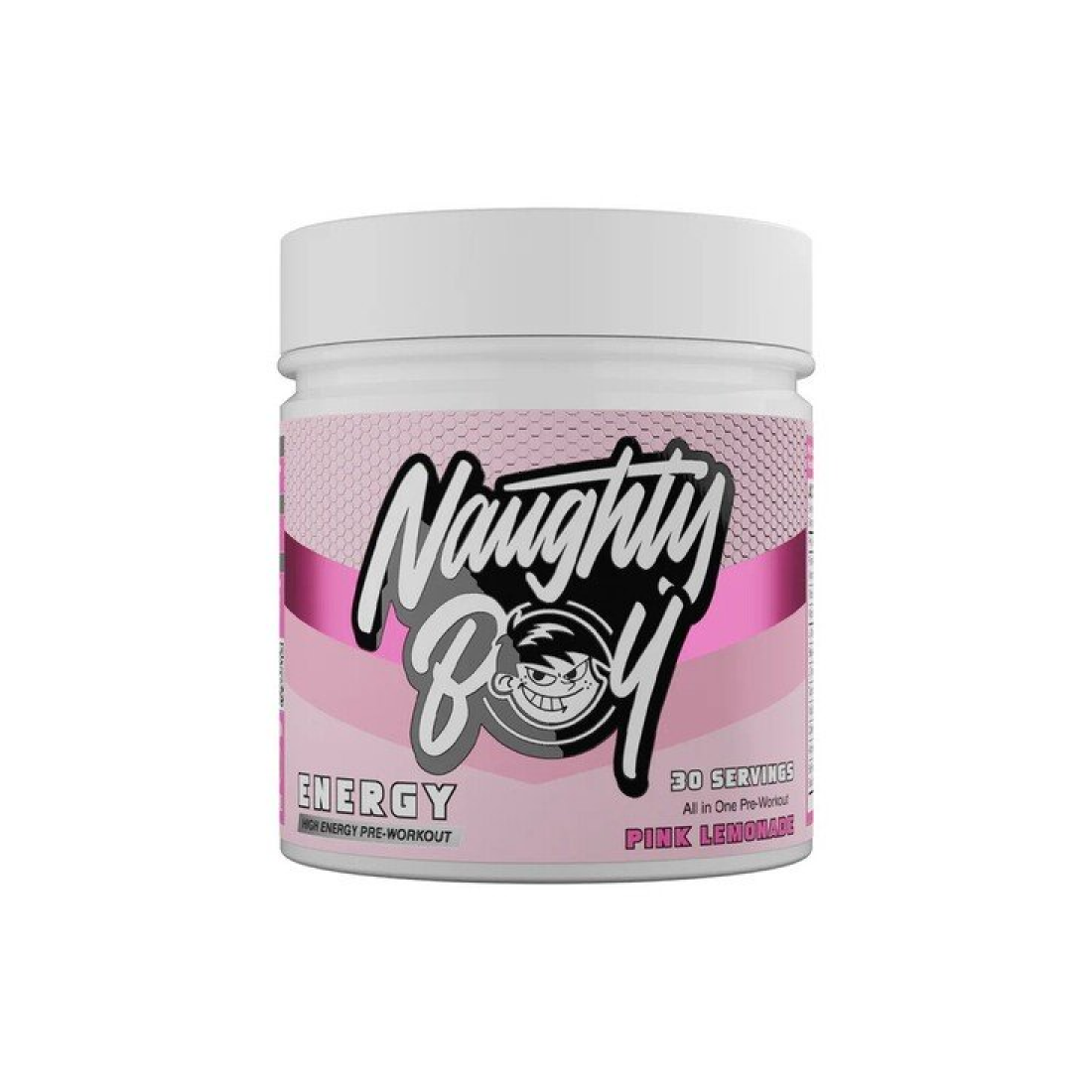 NAUGHTY BOY ENERGY PINK LEMONADE - 390 GRAMS