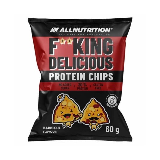 ALLNUTRITION FITKING DELICIOUS PROTEIN CHIPS BARBECUE - 60 GRAMS