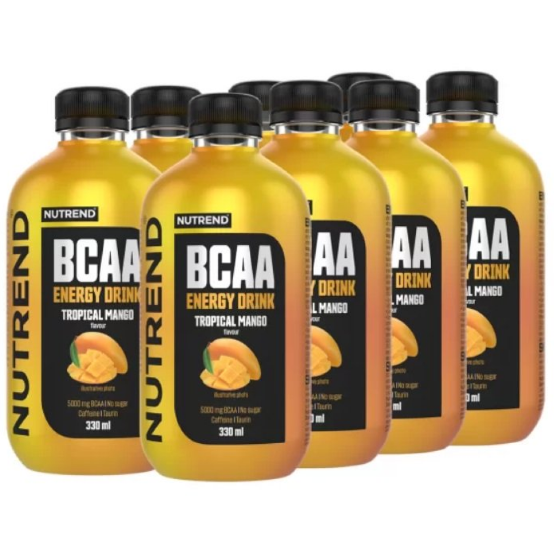 NUTREND BCAA ENERGY DRINK TROPICAL MANGO - 8 X 330 ML