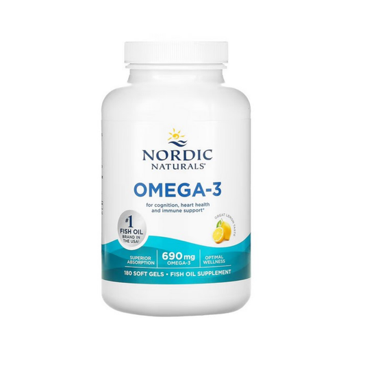 NORDIC NATURALS OMEGA-3 690MG LEMON - 180 SOFTGELS