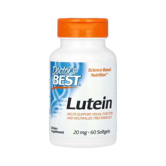 DOCTOR'S BEST LUTEIN WITH FLORAGLO 20MG - 60 SOFTGELS