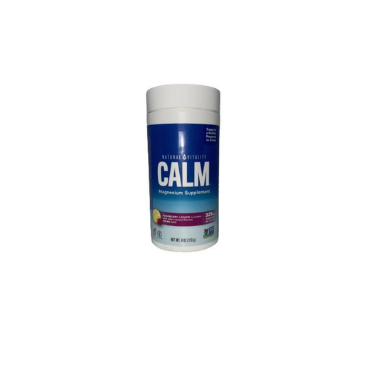 NATURAL VITALITY CALM MAGNESIUM POWDER RASPBERRY LEMON - 113 GRAMS