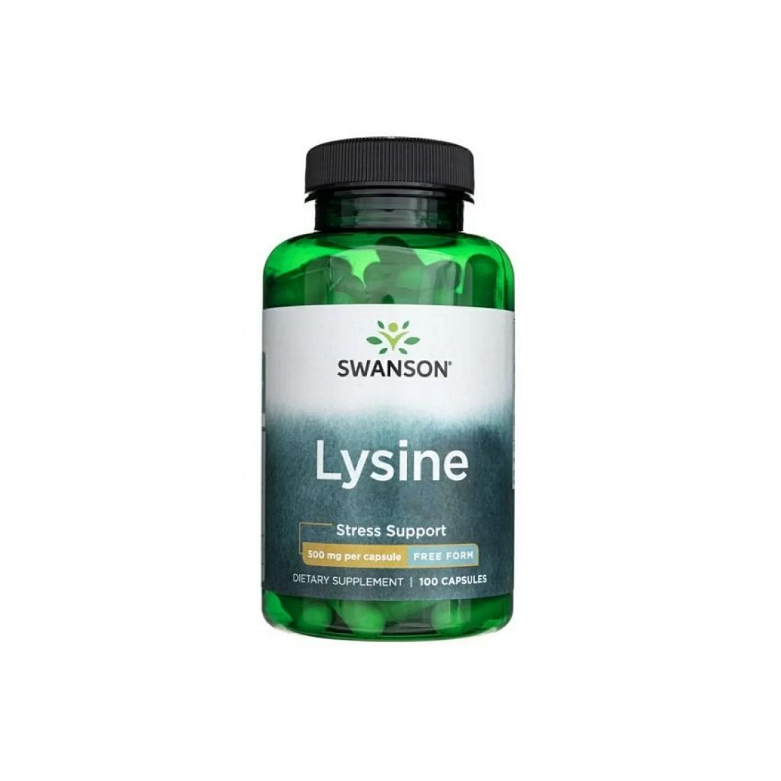 SWANSON LYSINE 500MG FREE-FORM - 100 CAPS