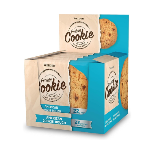 WEIDER PROTEIN COOKIE AMERICAN COOKIE DOUGH - 12 X 90G
