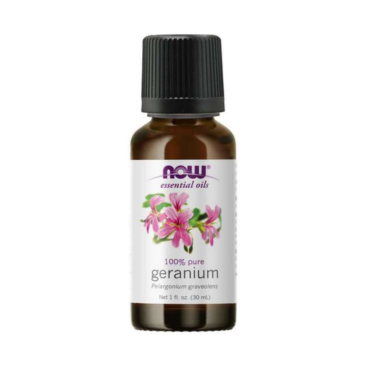 NOW FOODS ESSENTIAL OIL GERANIUM OIL - 30 ML