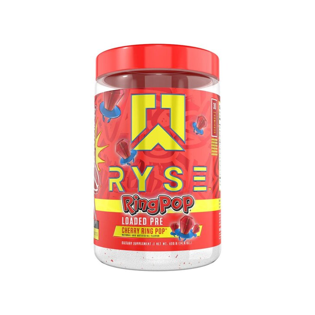 RYSE LOADED PRE CHERRY RING POP (EAN 810137321035) - 420 GRAMS