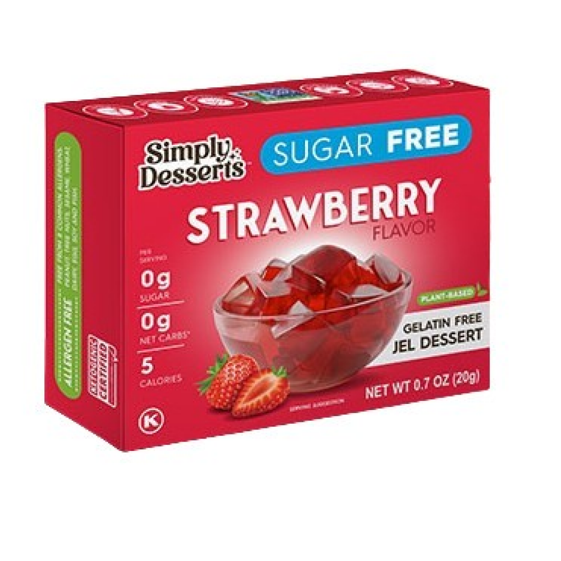 SIMPLY DELISH JEL DESSERT STRAWBERRY - 20 GRAMS