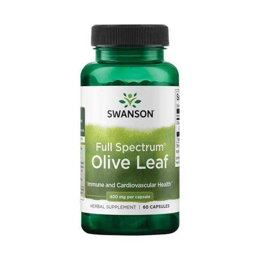 SWANSON FULL SPECTRUM OLIVE LEAF 400MG - 60 CAPS