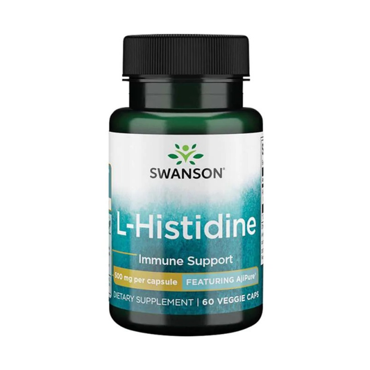 SWANSON AJIPURE L-HISTIDINE 500MG - 60 VCAPS