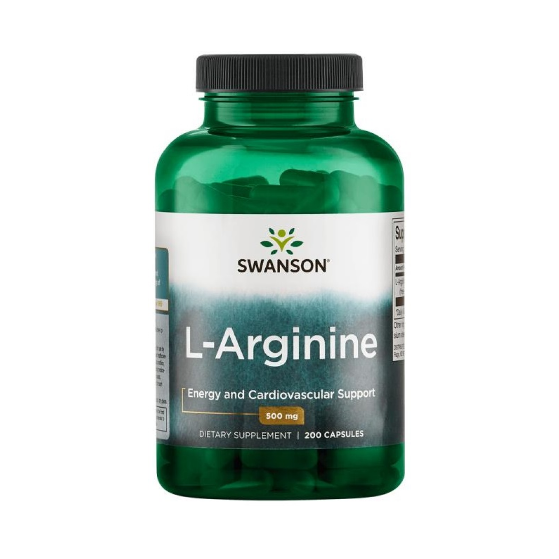 SWANSON L-ARGININE 500MG - 200 CAPS