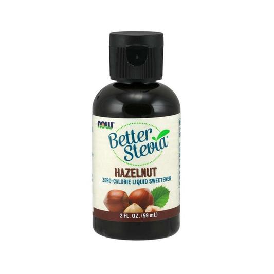 NOW FOODS BETTER STEVIA LIQUID HAZELNUT - 59 ML