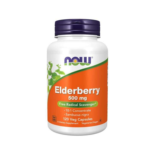 NOW FOODS ELDERBERRY 500MG - 120 VCAPS