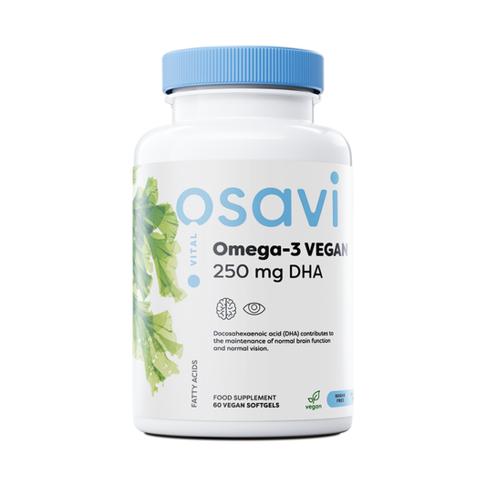 OSAVI OMEGA-3 VEGAN 250MG DHA - 60 VEGAN SOFTGELS