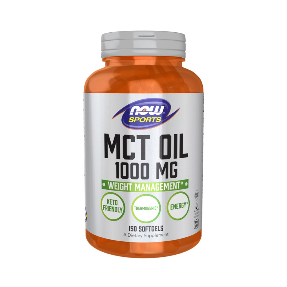NOW FOODS MCT OIL 1000MG - 150 SOFTGELS