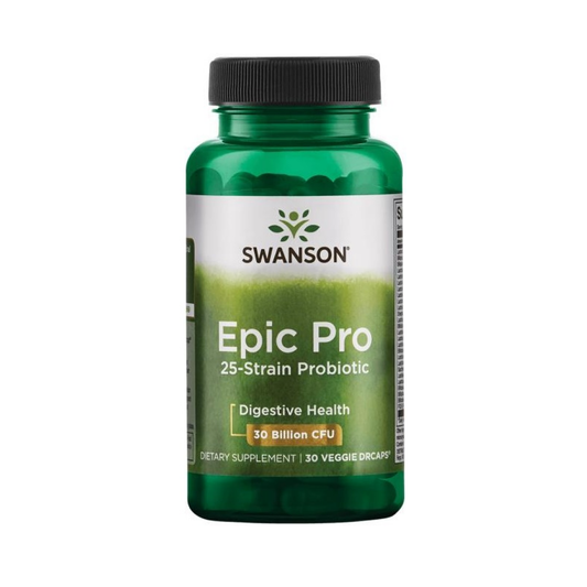 SWANSON EPIC PRO 25-STRAIN PROBIOTIC - 30 VCAPS
