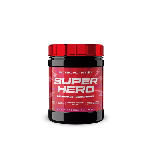 SCITEC SUPERHERO WILD RASPBERRY - 285 GRAMS