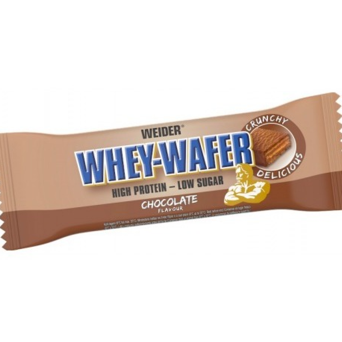 WEIDER WHEY-WAFER CHOCOLATE - 12 X 35G