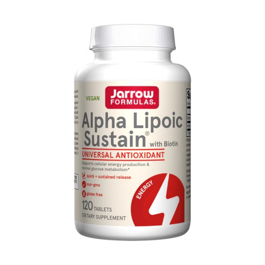 JARROW FORMULAS ALPHA LIPOIC SUSTAIN WITH BIOTIN - 120 TABLETS