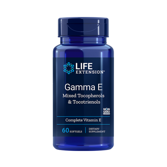 LIFE EXTENSION GAMMA E MIXED TOCOPHEROLS & TOCOTRIENOLS - 60 SOFTGELS