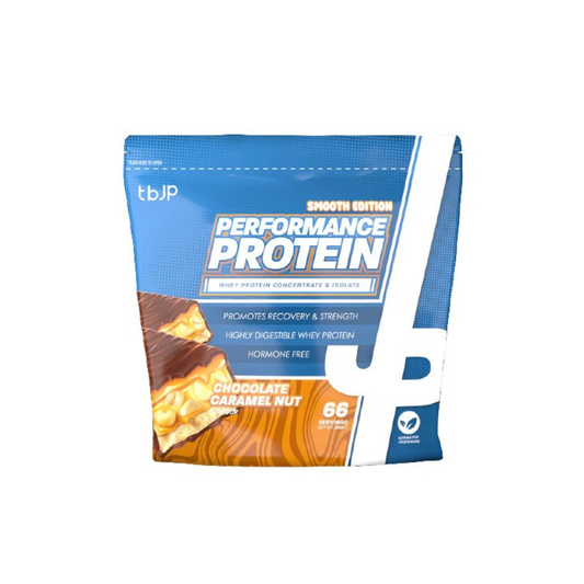 TRAINED BY JP PERFORMANCE PROTEIN SMOOTH CARAMEL FUDGE - 2000 GRAMS