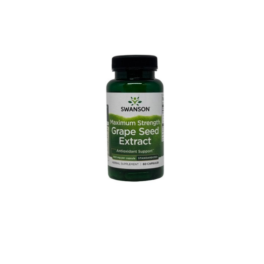 SWANSON GRAPE SEED EXTRACT MAXIMUM STRENGTH - 60 CAPS