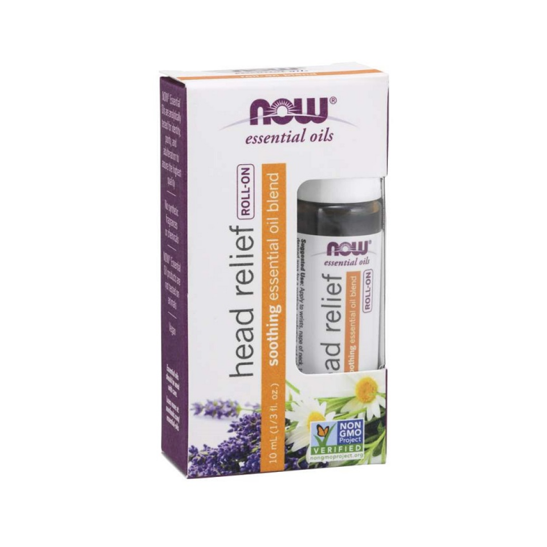 NOW FOODS ESSENTIAL OIL HEAD RELIEF BLEND ROLL-ON - 10 ML