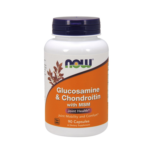 NOW FOODS GLUCOSAMINE & CHONDROITIN WITH MSM - 90 CAPS